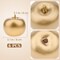 6 PCS Artificial Gold Apple Fake Apples Fruit Home Party Christmas Decoration